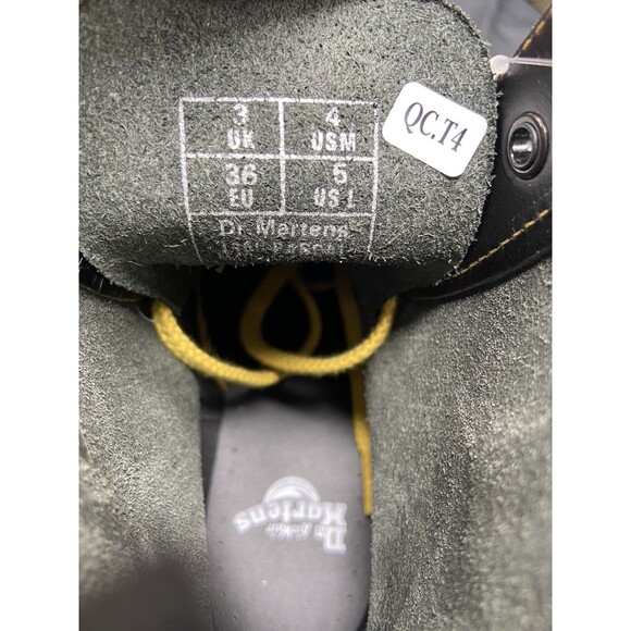 Dr. Martens 1460 Pascal Black Leather Lace Up Boots Men Size 4 Women Size 5 New - Picture 12 of 12